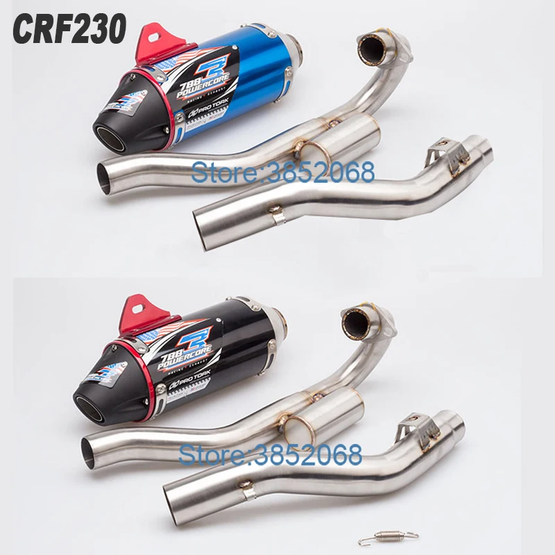 CRF230 выхлопная система для мотоцикла из нержавеющей стали, глушитель для мотоцикла, подходит для CRF230 CRF230F CRF150 CRF250