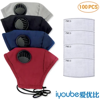 

200 Pcs PM25 Filter Paper Mouth Mask Filter Paper Face PM2.5 Activated Carbon Filter for Breathing Insert Protective mask Anti