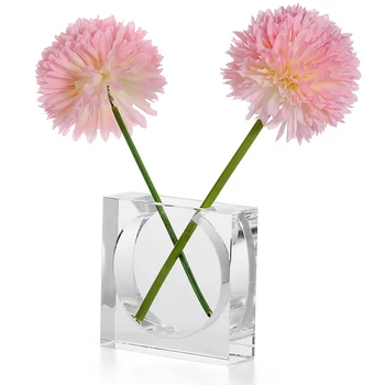 

Crystal Glass Small Vase Table Desk Small Fresh Glass Vase Arrangement Waterper Flower Small Vase Living Room Decoration Vases