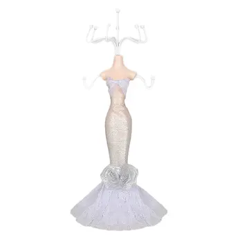 

Resin Mannequin Dress Jewelry Holder Jewelry Display Storage Display Rack Earrings Necklace Rings Jewelry Shelf