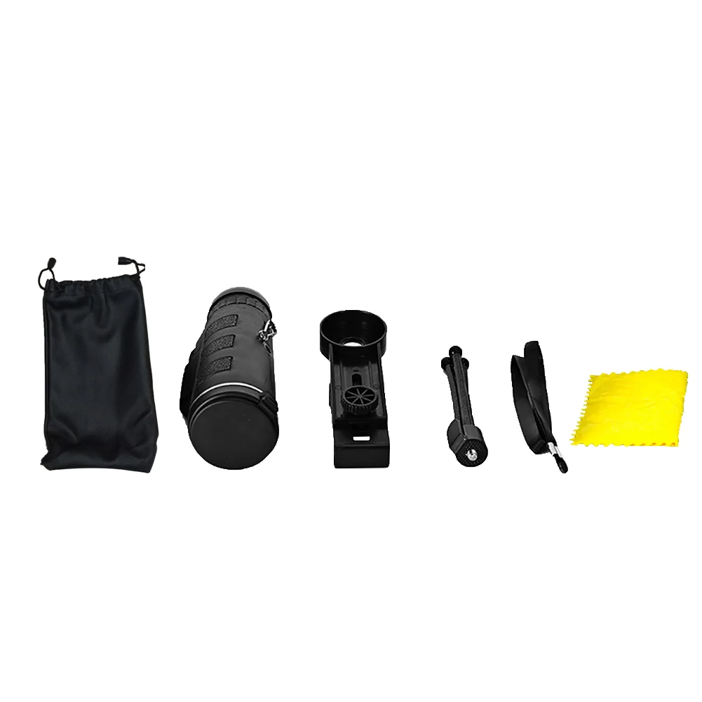  40X60 Professional Hunting Optical HD Lens Outdoor Monocular Telescope Objective with Compass Tripo