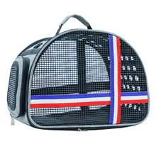 Чистый цвет, пористая дорожная сумка для питомцев, переносная, уличная, одноцветная, для кошек, складная, для собак, для путешествий, сумка для питомцев, для переноски щенков, сумка на плечо