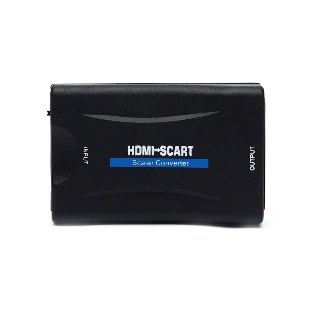 1080P HDMI к SCART Видео Аудио высококлассный преобразователь av-сигнала адаптер HD приемник ТВ DVD с оригинальной коробкой