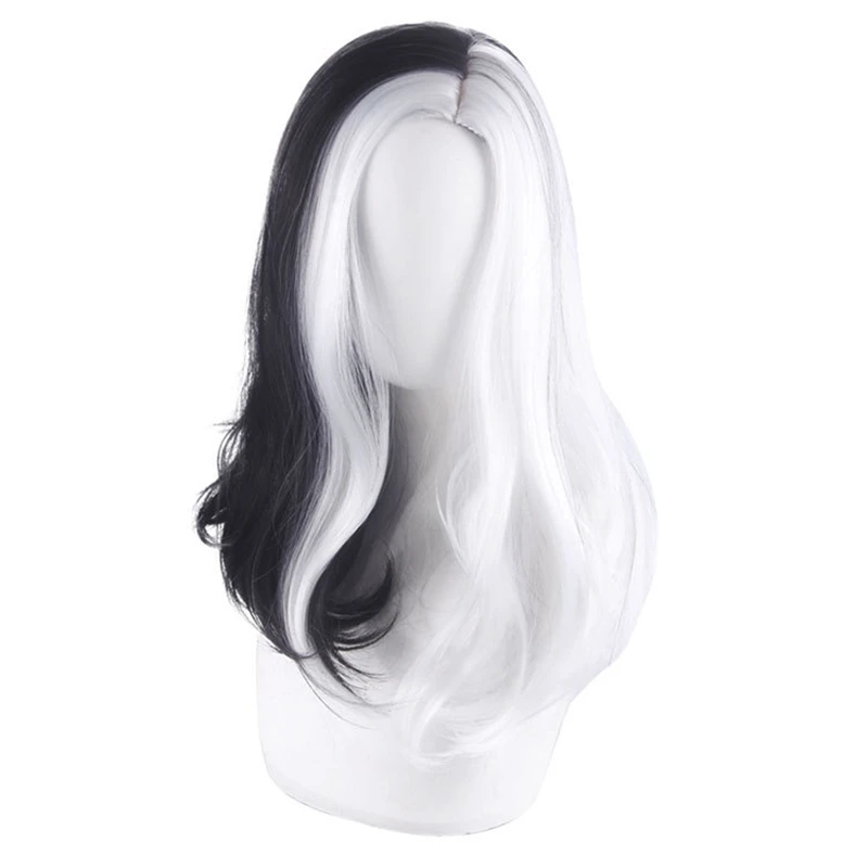 

Anime Danganronpa Monokuma Wig Dangan Ronpa Heat Resistant Synthetic Hair Costume Cosplay Wigs + Wig Cap