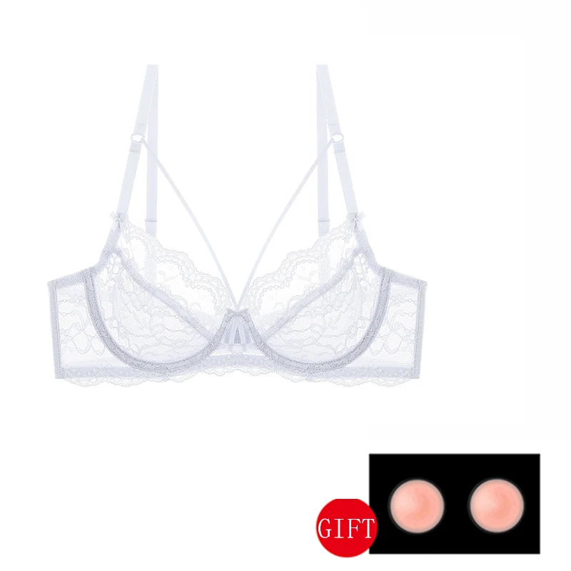 Lace Sexy Lingerie  Lace Underwear Bra - Ultra-thin Plus Size Bras Women  Big Top - Aliexpress
