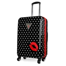 Женский модный, с изображением красных губ, багаж для девочек, Спиннер, фирменная дорожная сумка для мужчин, большая емкость, Дорожный чемодан на колесиках