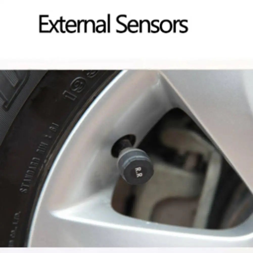 1 комплект USB TPMS автомобильная система контроля давления в шинах с 4 внешними датчиками для Android навигации