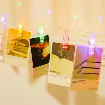 

Photo Clip NEW Fairy Lights Light String Room Decoration Wedding Party LED USB