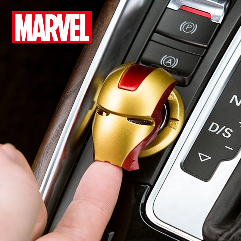 Автомобильная наклейка Marvel Legends с одним ключом запуска 3D Железный Человек-паук