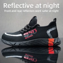 LOOZYKIT/уличные мужские ботинки Нескользящая легкая защитная обувь с защитой от проколов нерушимая Повседневная Рабочая обувь для мужчин