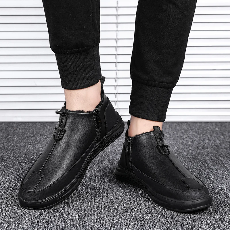 

Men Loafers Fashion Slip-on Men Boat Shoes handmade Brand New Men Casual Leather Shoes breathable Sapatos Masculino