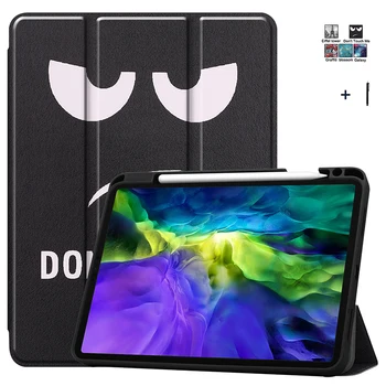 

Pen Holder Smart Wake Sleep Case For iPad Pro 11'' 2020 Flip Leather Stand Cover For iPad Pro 11 inch 2020 +Stylus