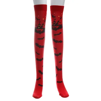 

Halloween Print Long Tube Knee Socks Fancy Dress Party Funny Dress Up Props