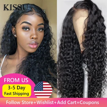 

Water Wave Wig Mongolian Curly Wig 4x4 Closure Wig Human Hair Wigs Curly Human Hair Wig Mongolian Water Wave Wig Closure Wig