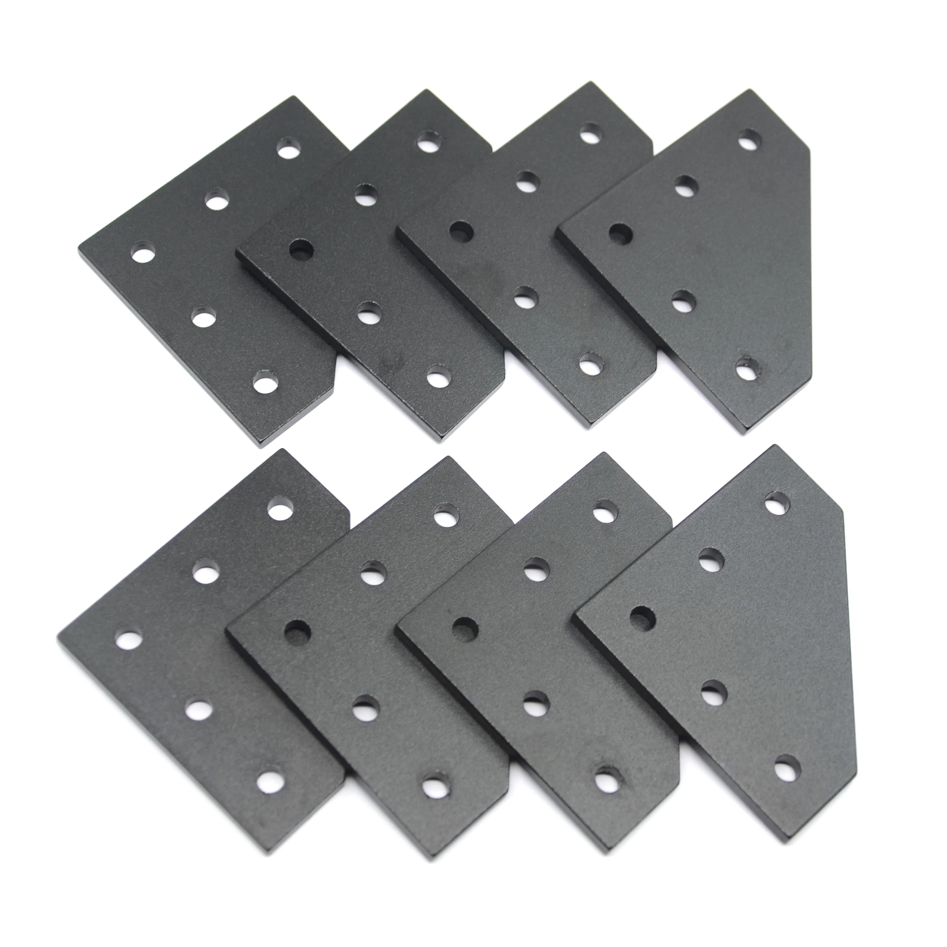 Befenybay 8pcs/lot 5 holes 90 degree Joint Board Plate  L Shape Corner Bracket connection Joint Strip for 2020 Aluminum profile