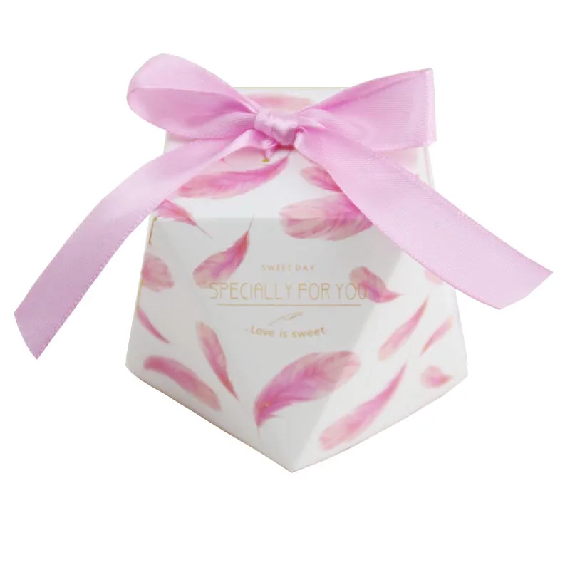 10 шт. коробка для конфет розового и синего цвета | Дом сад