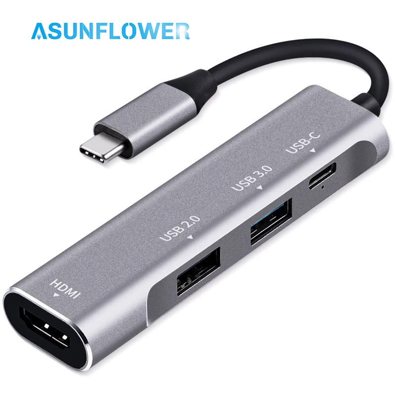 Usb type C type-C концентратор к HDMI 4K USB 3,0 2,0 Thunderbolt 3 адаптер станция dex для MacBook pro samsung Galaxy Note 8 S8 S9