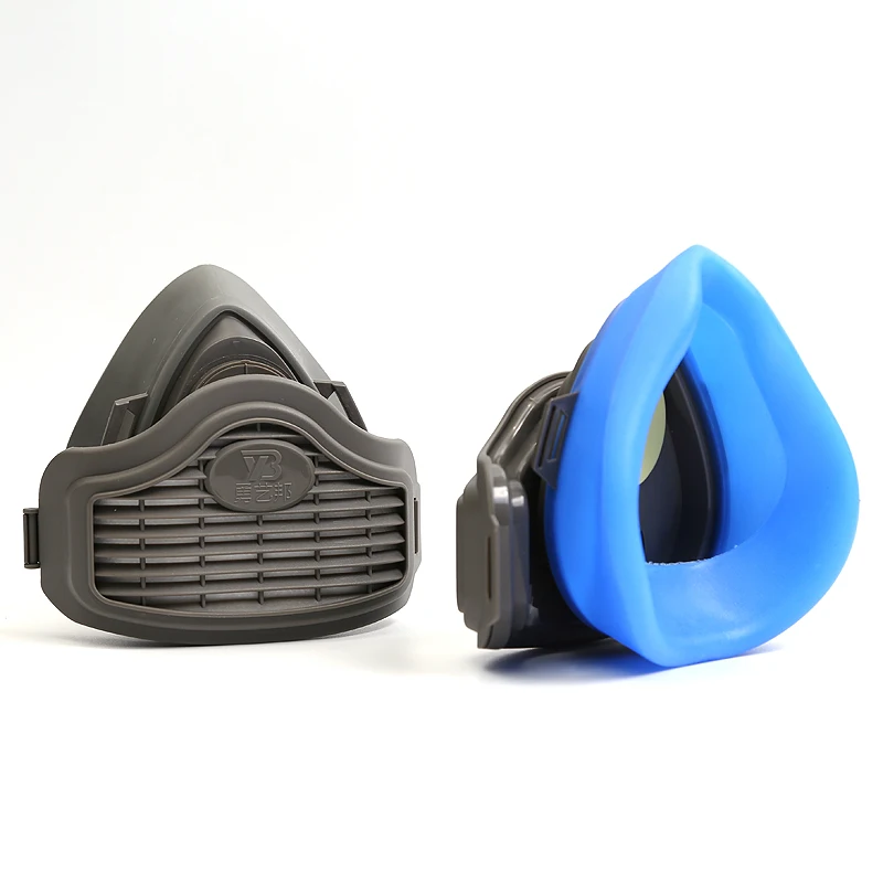 

Anti Dust Mask Respirator Filter Gas Mask Set Chemical Industrial Dust Smog Paint Spraying Protective Mask Mouth Face Mask