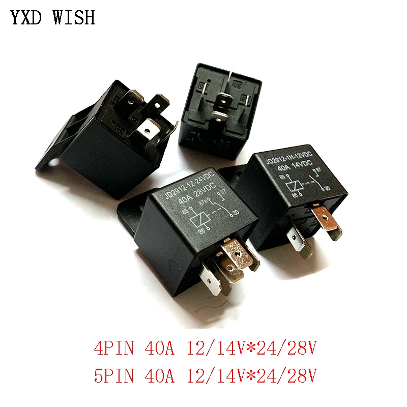 4 Pin 5 Pin 40A 12V водонепроницаемые автомобильные реле Mayitr нормально открытые DC 12V 24V 28V для головной светильник кондиционера