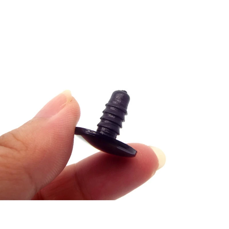 6mm/8mm/9mm/10mm/12mm Safety Eyes Black Color Fit for Crochet /Stuffed /Amigurumi Doll Come With Washers 6