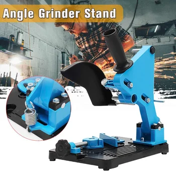 

For 100-125 Cutter Angle Grinder Wood Power Tool Accessory Angle Grinder Stand Iron Base Angle Grinder Bracket Holder Support