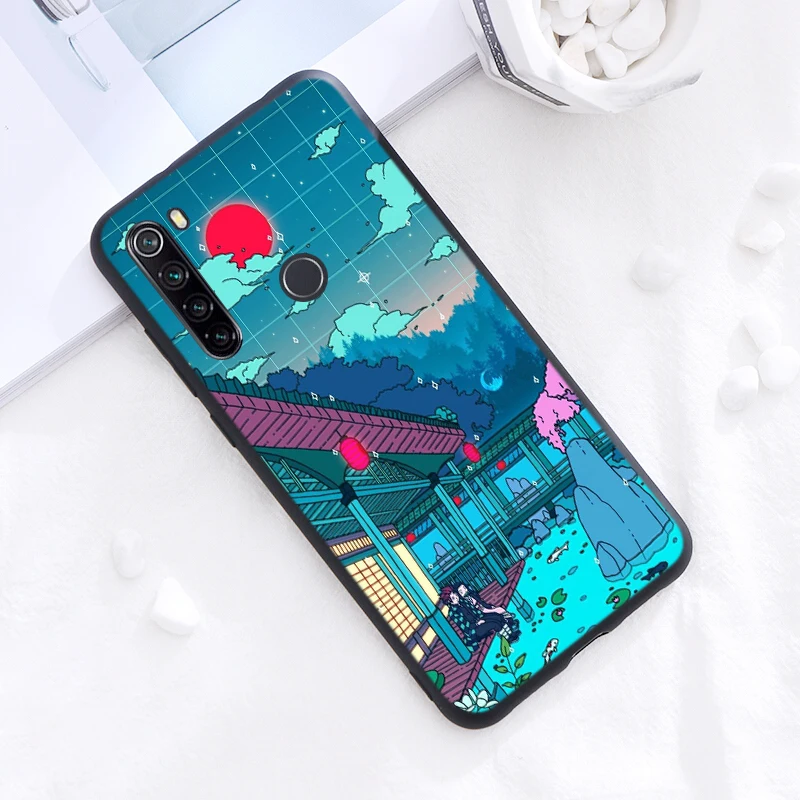Silicone Cover Art Pixel For Xiaomi Redmi Note 9 9S Pro Max 8T 8 7 6 5 Pro 5A 4X 4 Phone Case Coque