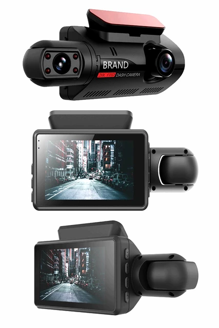 Otros Productos Electrónicos 40IN Dash Cam Coche DVR 24H HD 1080P Dash Cámara  Grabadora De Video De Doble Lente 1080P Black Box Cycle Dashcam Mirror  Grabadora De Conducción J230427 De 32,26 €