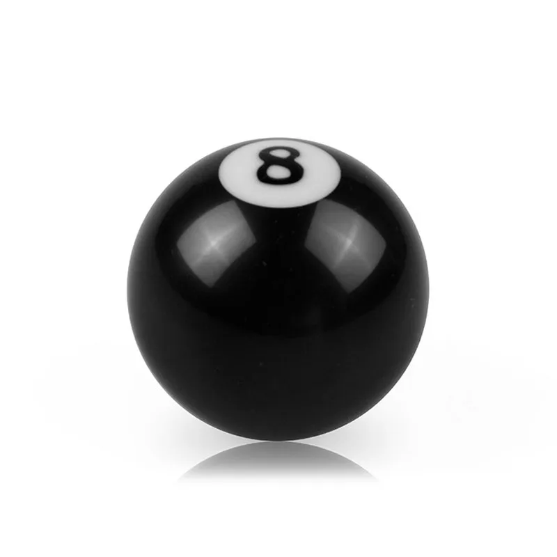  Pommeau de volant pour voiture et camion – En forme de boule de  billard numéro 8, noir