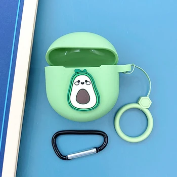 

Cute Cartoon Soft Case for Oneplus Buds 2020 TWS Trendy Soft Dustproof Shockproof Protective Cover Finger Ring Keyring Gifts