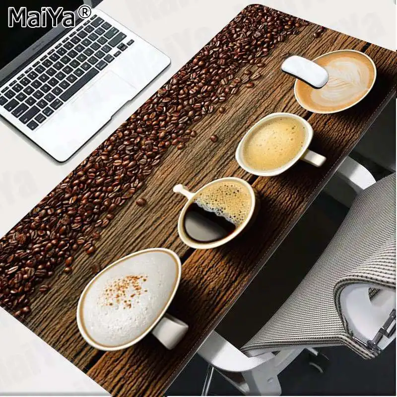 Maiya крутой кофе индивидуальные коврики для мышки ноутбук коврик для мышки в стиле аниме большой коврик для мыши клавиатуры коврик - Цвет: Lock Edge 40X90cm