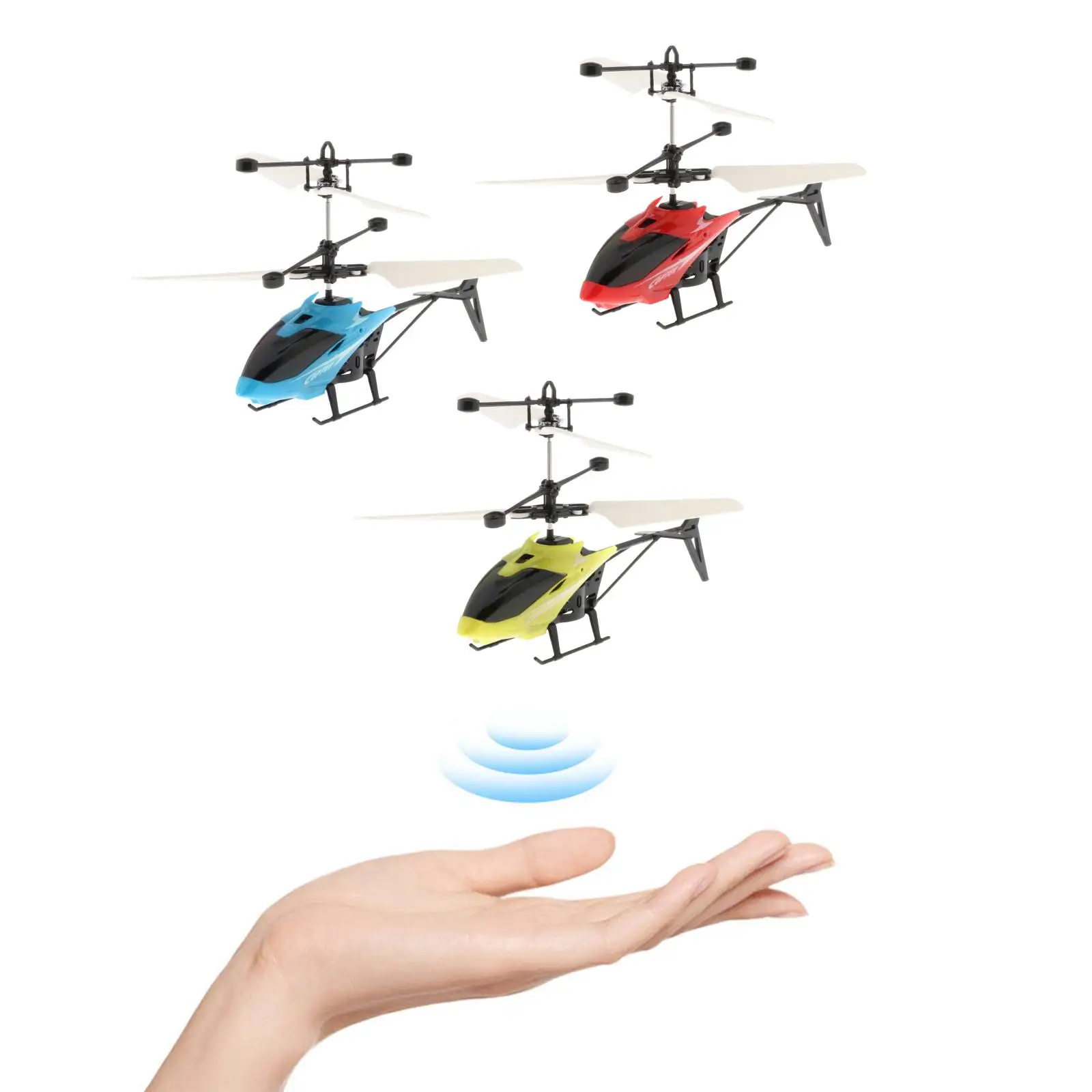 RC Flying Ball Toys Infrared Induction Drone Hand Control Helicopter LED Lights USB Rechargeable Fun Novelty Toys for Kids Games