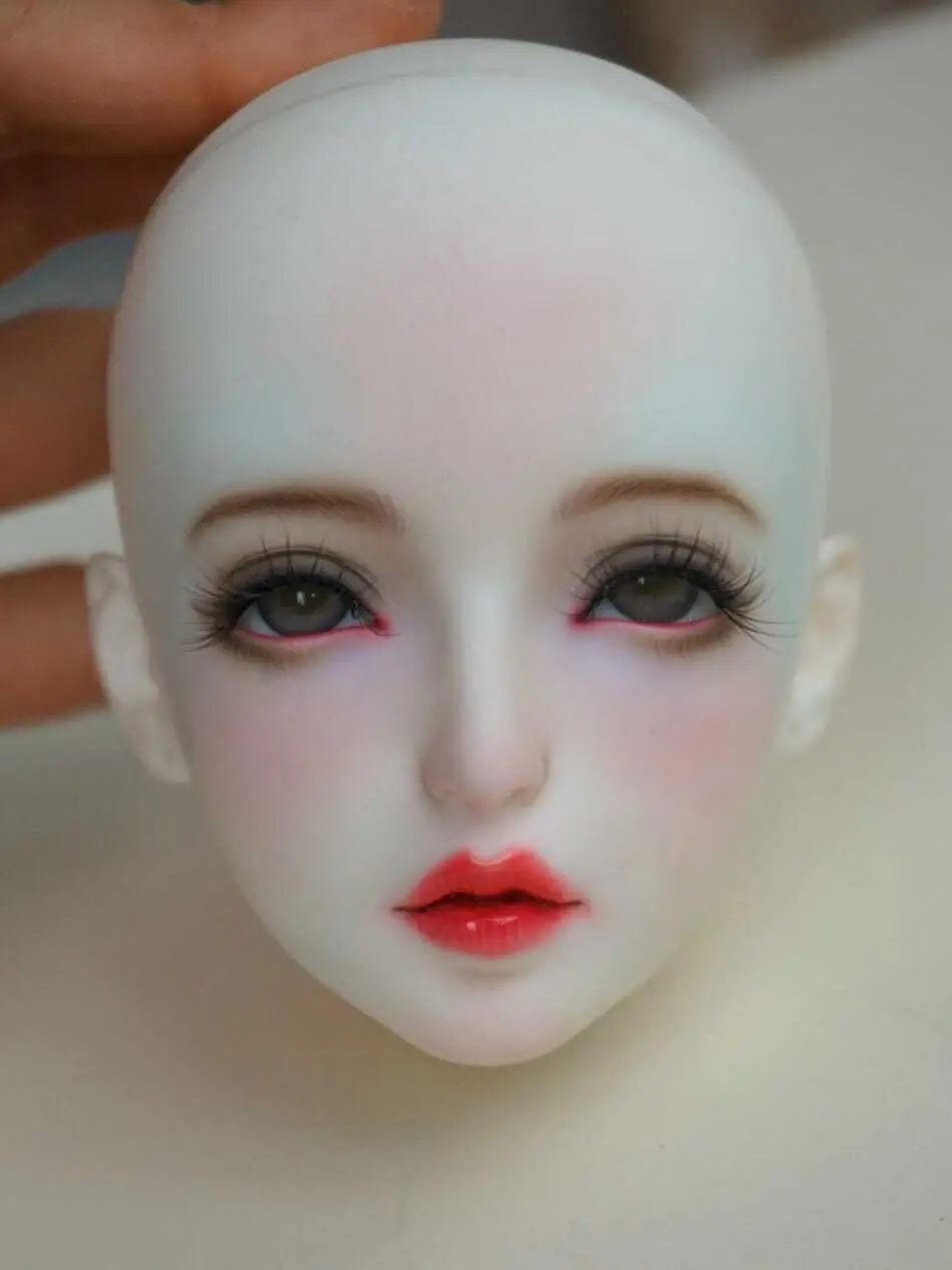 white color Free shipping Bjd doll 1/3 head for taolu just head - Цвет: white color