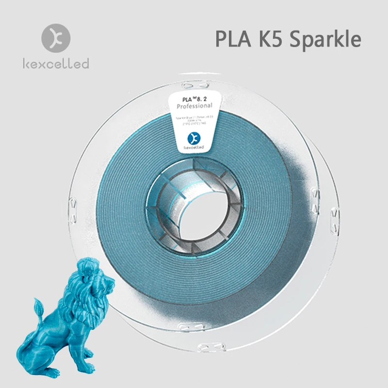 3D Printing Filament Materials Kexcelled PLA K5Sparkle 1.75mm/2.85mm Printer Supplies 1KG Applicable to various models