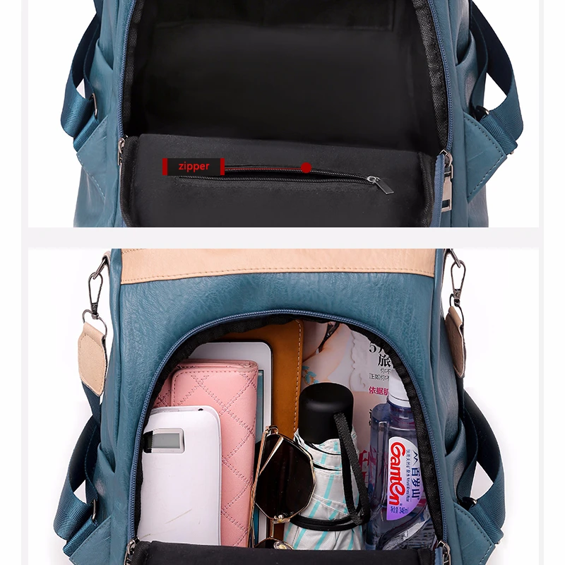 Женские кожаные рюкзаки высокого качества Sac Dos рюкзак для девочек Mochila Feminina большой емкости школьные рюкзаки для женщин