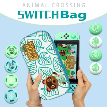 

For Nintendos Switch Animal Crossing Carrying Case Nintend Switch NS Controller & Console Accessory Storage Bag Travel Pouch