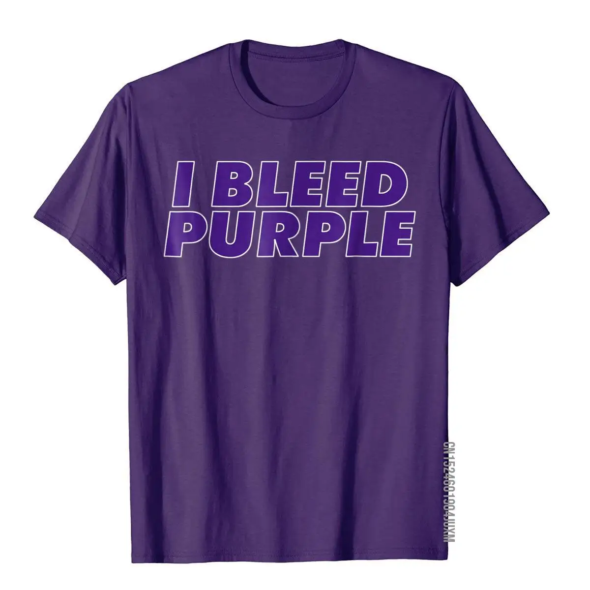 I Bleed Purple shirt graphic t-shirt for sports fans__97A2878purple