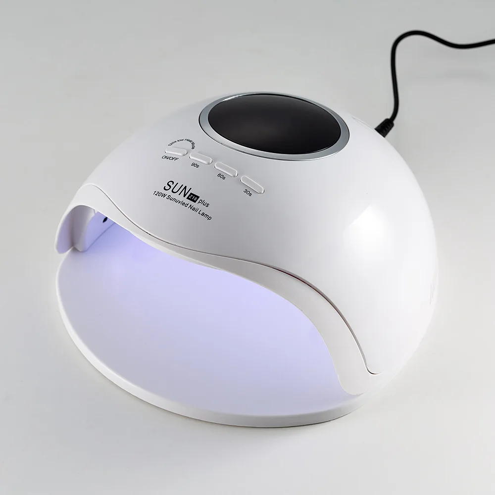 

120W Manicure Machine Nail Dryer with 4 Smart Timing Set LCD Display Nail Lamp SUNZ18 UV LED Lamp Infrared Induction Tool