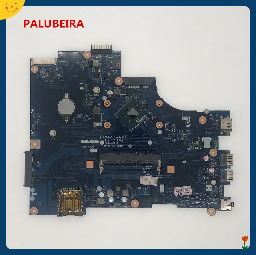 PALUBEIRA CN-028V9W 28V9W для DELL INSPIRON 15 3531 материнская плата для ноутбука ZBW00 LA-B481P REV: 1,0(A00) N2830 материнская плата для ноутбука