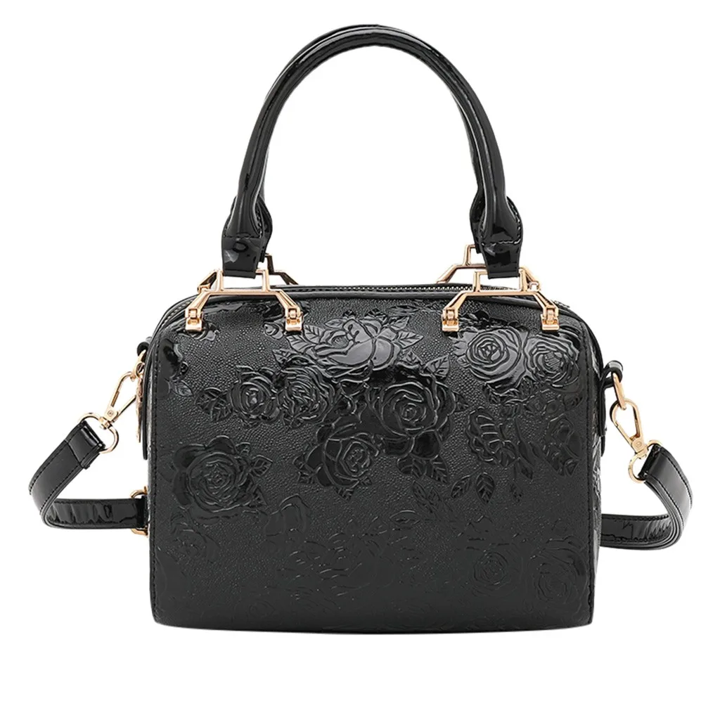 

Floral Large Capacity Handbag Evening Luxury PU Leather Bag Bucket Bag Handbag Women Crossbody Bags Tote Sac A Main #3E