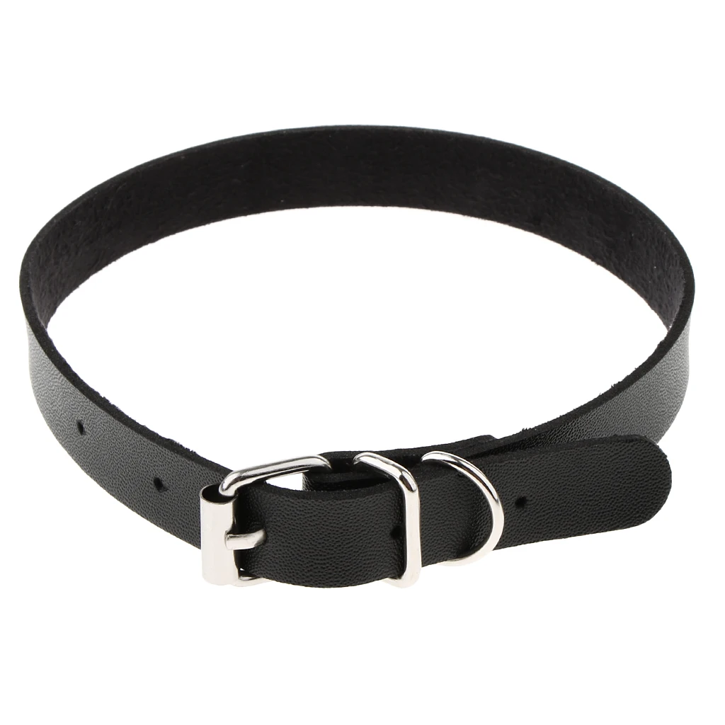 Fashionable Chic Punk Women Lady PU Leather Buckle Belt Choker Chain Charm Collar Necklace Bracelet
