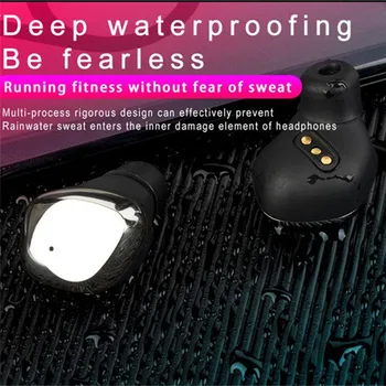 

X26 Wireless Earphone Bluetooth 5.0 Sport Headset HiFi Noise Reduction Earphones Earbuds IPX7 Waterproof New universal