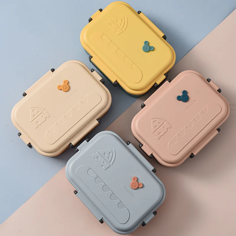 Stainless Steel LunchBox Bento Box For Kids Office Worker 2 Compartments Microwae Heating Lunch Container Food Storage | Дом и сад