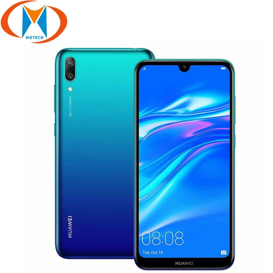Мобильный телефон huawei Y7 Pro 2019 DUB-LX2 с глобальной версией 3 ГБ 32 6 26 дюйма 13 МП AI