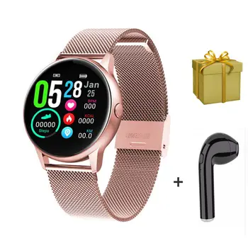 

DT88+Free Gift/set Waterproof Women Men Heart Rate Smart Watch 1.22 Round Screen Call Remind Smartwatch For Xiaomi huawei IOS