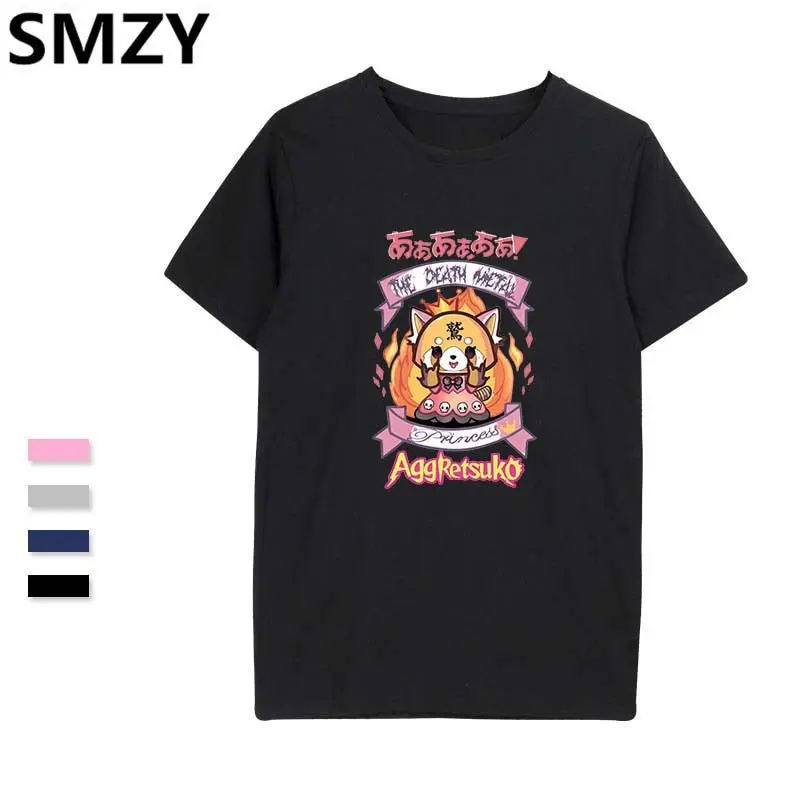 

Aggretsuko Aggressive Retsuko T Shirt Death Metal Tee Unisex Womens Mens Anime