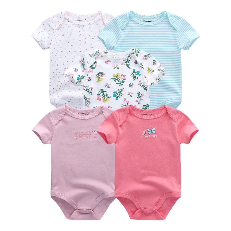 5067 Baby Boy Распродажа; 5 шт.; детские комбинезоны; хлопковая одежда с короткими рукавами для младенцев; Детский комбинезон с рисунком; Одежда для маленьких мальчиков и девочек - Цвет: 5067 Baby Boy