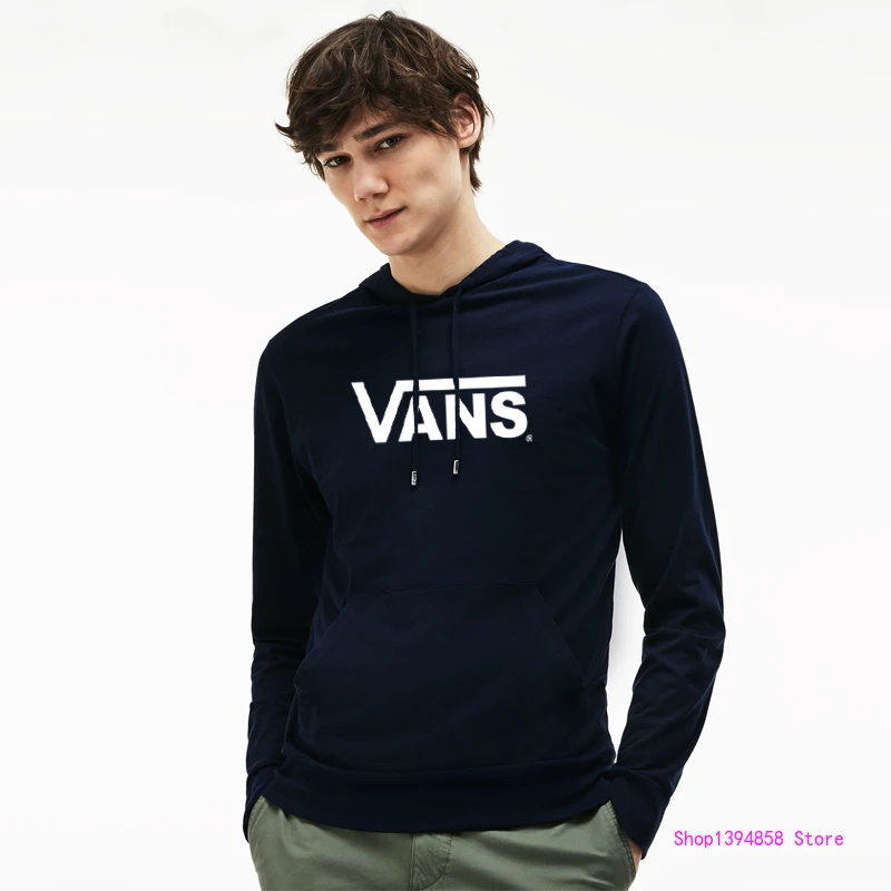 Высокое качество новая Оригинальная брендовая Vans толстовки для мужчин модные