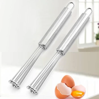 

New Egg Tools Stainless Steel Egg Beater Hand Whisk Mixer Kitchen Tools Cream Stirring for Home Kitchen Tools