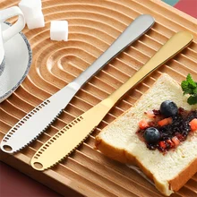 Cuchillo de acero inoxidable para mantequilla, cuchillo para postre, queso, tostar, toallita, crema, cortador de pan, vajilla, herramientas de cocina