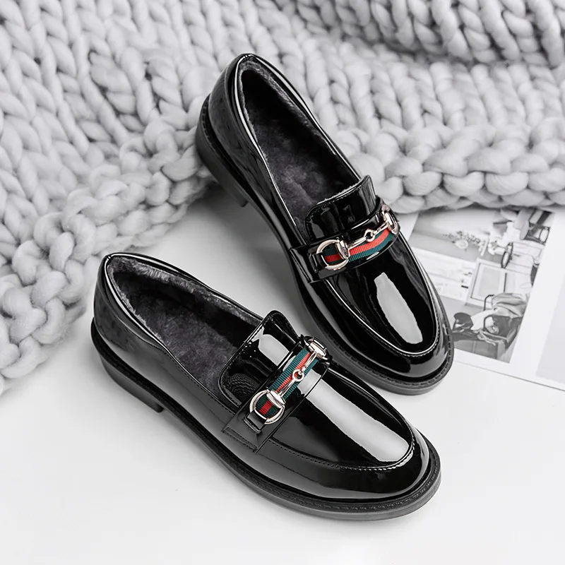 

2020 Models in Europe And America New Style Spring WOMEN'S Shoes Versatile England Small Leather Shoes Shallow Mouth Loafers 3 T